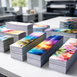 Bookmarks Printed in stacks