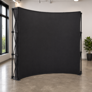 Backdrop for a trade show or special event.