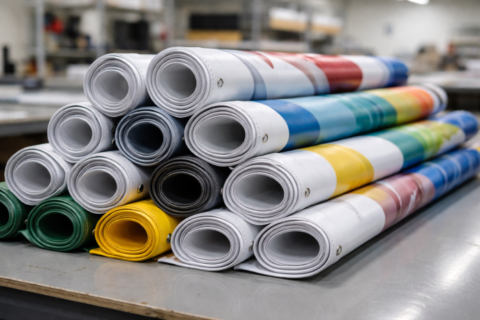 Vinyl Banners being shipped