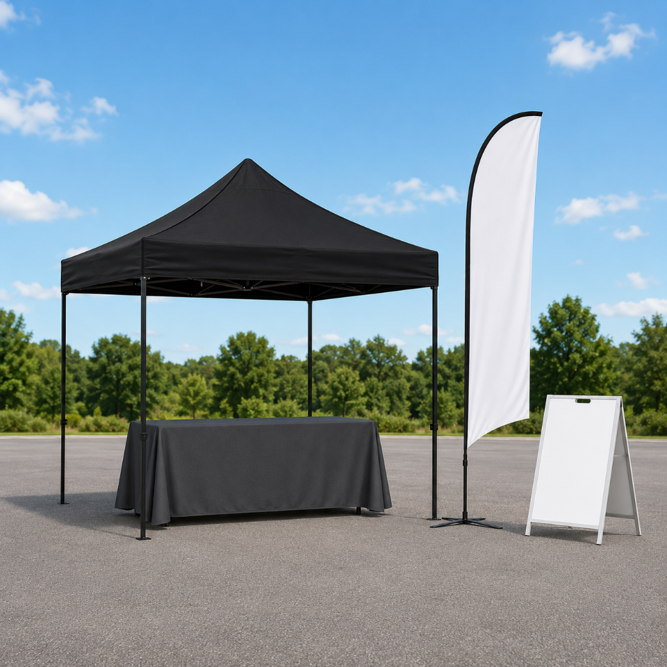 Large format printing for outdoor applications