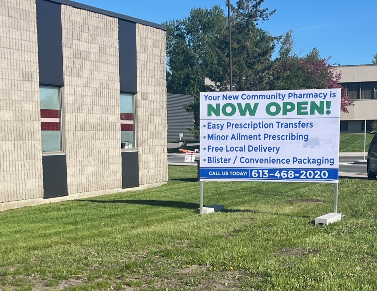 Mobile Sign - Now Open