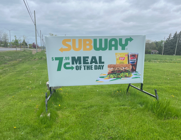 Mobile Sign - Subway