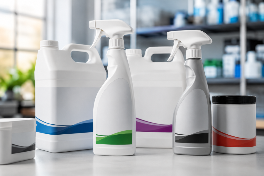 Poly labels on industrial products