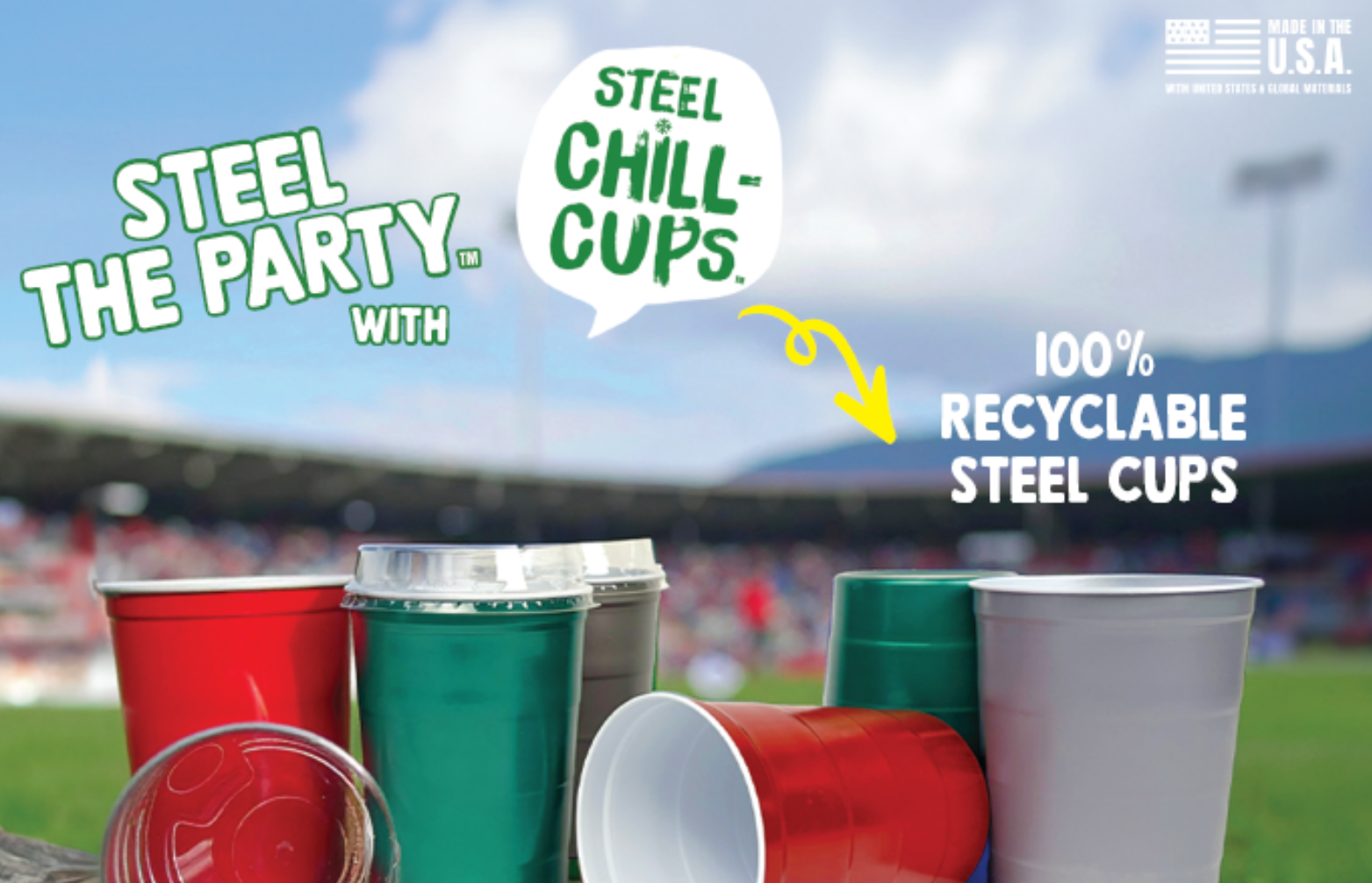 Custom Steel Cup printing for special events