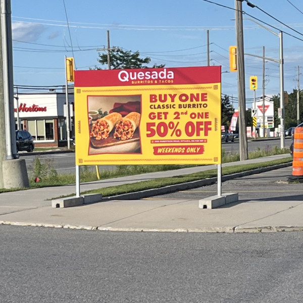 Quesada Mobile Sign